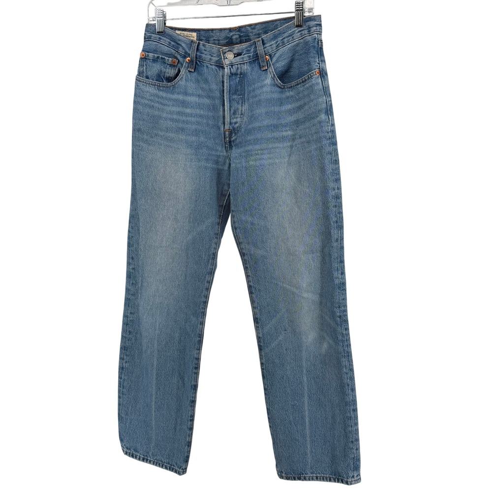 Vintage Levis Premium 501 Super Soft Light Blue Original Fit‎ Jeans Button Fly